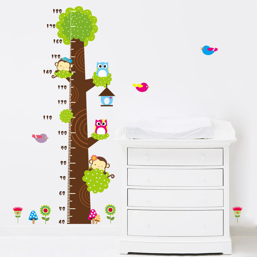 Height Chart Stickers for Kids - Decorative Wall Art