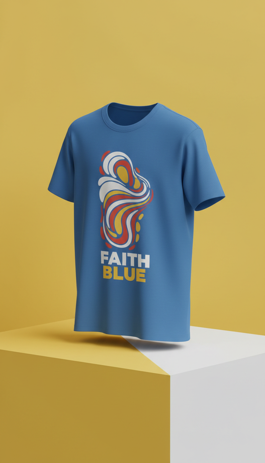 Cotton Tee with Scripture Print