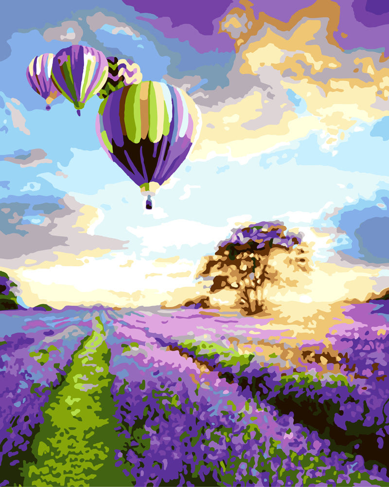 DIY Hand-Painted Oil Painting - Fields of Hope
